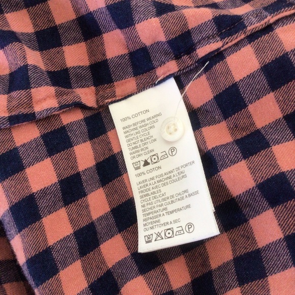 TOMMY BAHAMA BONITA CHECK PRINT POPOVER BLOUSE WOMENS SIZE SMALL - Picture 10 of 12